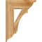 Ekena Millwork Imperial Traditional Rough Sawn Bracket w/ Offset Brace, Western Red Cedar, 8"W x 22"D x 30"H BKT0806X22X30IMP01RWR - alternate 4